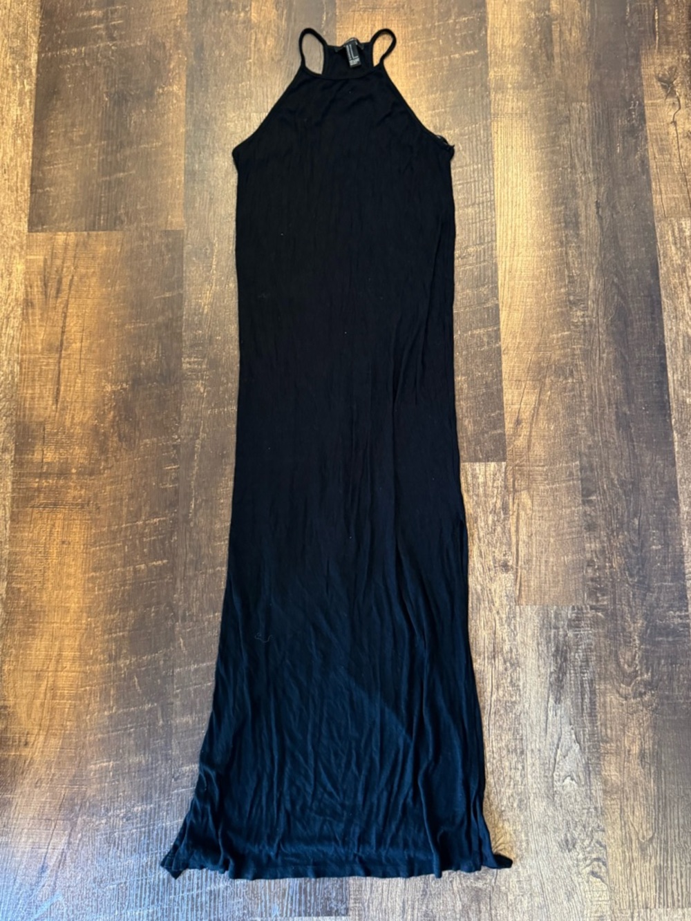 Forever21 black tank maxi dress